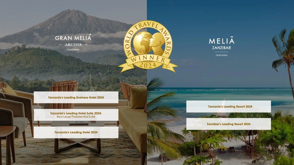 World Travel Awards 2024 – Gran Melia Arusha and Melia Zanzibar